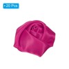 Unique Bargains Satin Fabric Decorative DIY Craft Embellishment Ribbon Roses 20 Pcs - 3 of 4