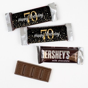 44 Pcs Bulk 70th Birthday Candy Hershey's Snack Size Chocolate Bar Party Favors (19.8 oz, Approx. 44 Pcs) - 1 of 2