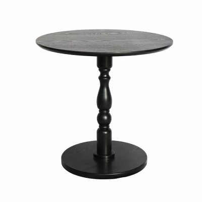 LIVAREEmlen 23'' Accent Round Side Table,Modern Accent Nightstand with Solid Wood Leg for Living Room,Bedroom,Corners,Office