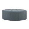 Lycvki Large 48" Polyester Fabric Ottoman for Living Room - 3 of 4