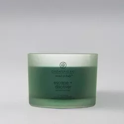 Glass Jar 3-Wick Mind & Body Escape & Discover Candle - Chesapeake Bay Candle