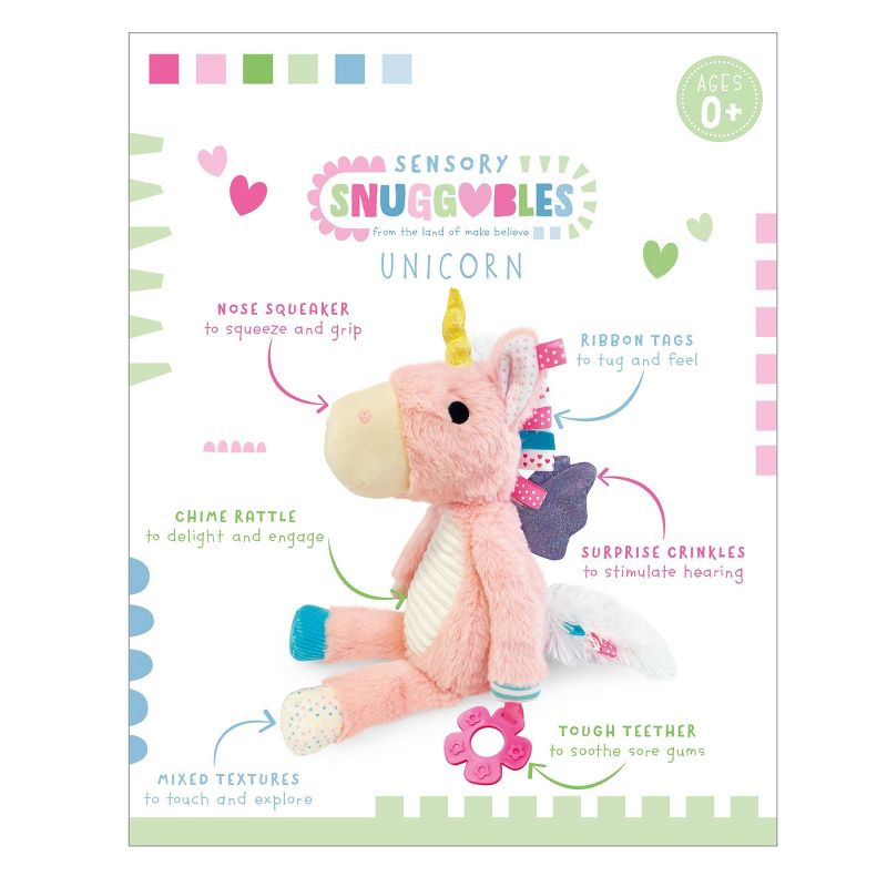Make Believe Ideas Sensory Snuggables Plush Stuffed Animal - Unicorn, 4 of 7