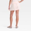 Girls' Foldover Waist Cozy Rib-Knit Shorts - art class™ - 2 of 3