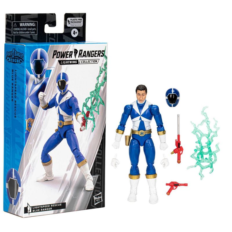 Hasbro Power Rangers Lightning Collection Lightspeed Rescue Blue Ranger Action Figure, 4 of 12