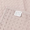 Unique Bargains Cotton Waffle Soft Absorbent Hand Towels for Bathroom 14" x 32" 4 Packs - 4 of 4