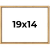 PosterPalooza | Classic Modern Gold Picture Frame - UV Acrylic, Backing Board, Hanging Hardware Included - 2 of 4