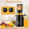 Aeitto Cold Press Juicer - 4.5 XL Wide Mouth for Whole Fruits, 90% Yield Slow Masticating Technology(Black) - 3 of 4