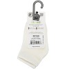 Memoi Girls Pelerine Cotton Blend Anklet Socks Winter White 4 - 4 of 4