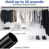 LunaLulinlk 1" Heavy Duty Shower Rod - 29 to 77" Adjustable Industrial Shower Curtain Rod Wall Mounted for Bathroom - 2 of 4