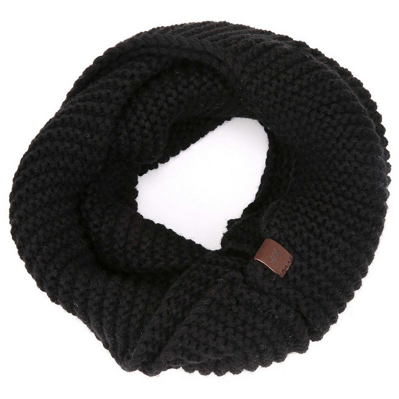 Mio Marino | Women's Cable Knit Infinity Circle Scarf, 2 of 4