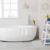 Classic Solid Eco-Friendly Modern Textured Premium Cotton Traditional 2-Piece Absorbent Bath Mat Set by Blue Nile Mills - 2 of 4