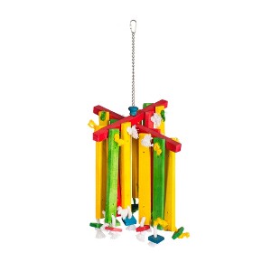 Prevue Pet Products Playfuls Sound & Movement Wood Chimes Bird Toy 60948. - 1 of 3