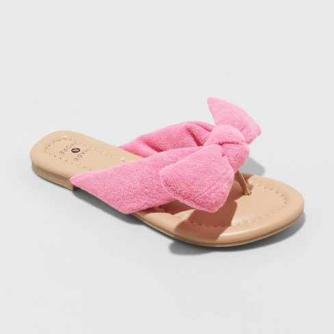 Women's Tulip Slide Sandals - Shade u0026 Shore™ Pink 9 : Target