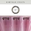 Evideco French Home Goods Double Layer Window Curtain Drape, Elegant Two-Tone Sheer Curtain - Ideal for Living Room, Bedroom Décor, 95x55 Inches - 4 of 4