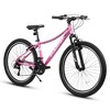 Kumasinova Women's Mountain Bike,7 Speed Bike with Shock Absorbing Front Fork,V-Brakes,2.125" W Tires,Bicycle for Women & Teens Outdoor Adventure - 2 of 4