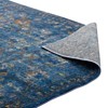 Modway Minu Distressed Floral Lattice 8x10 Area Rug - Dark Blue, Yellow and Orange,  100% Polypropylene ,  Tight Low Pile Weave - 4 of 4