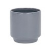 Cheung's Elegora Straight Side Solid Color Ceramic Pot - X-Large - Gray - 4 of 4
