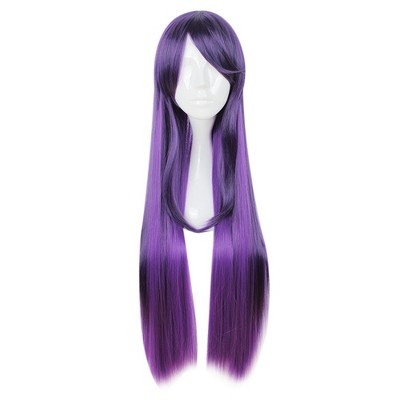 Unique Bargains Women's Wigs 31" with Wig Cap Purple