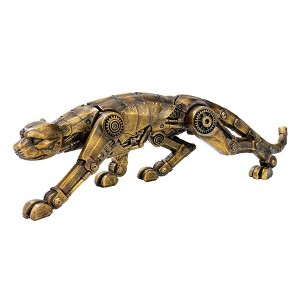 Design Toscano Cyber Leopard Steampunk Statue - 1 of 2