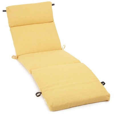Blazing Needles, 72-inch by 24-inch Solid Polyester Outdoor Chaise Lounge Cushion