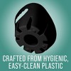 Juvale Plunger Tray - Tray Made for Toilet and Sink Plungers - Catch Drips - Easy to Clean - Black - Pack of 2 - 3 of 4