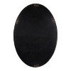 23"x32" Elmora Leaf Embossed Oval Wall Mirror Gold - Kate & Laurel All Things Decor - image 3 of 4