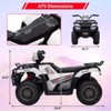 Coucheta 12V Kids Ride-On ATV, Electric Quad with 2.2 MPH Safety Speed, LED Lights & Music - 2 of 4