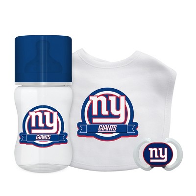 Image of Baby Fanatic Officially Licensed 3 Piece Unisex Gift Set - NFL New York Giants