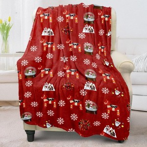 Lomsoe Cute Christmas Blankets and Throws for Adults/Women/Boys/Kids, Holiday Flannel Throw Blanket for Couch/Sofa, Holiday Decor. - 1 of 4