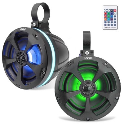 2-Way Waterproof Off Road Speakers for Outdoor Adventures with Durable Design, + Easy Installation, Black