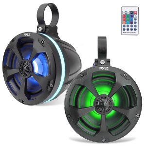 2-Way Waterproof Off Road Speakers for Outdoor Adventures with Durable Design, + Easy Installation, Black - 1 of 4
