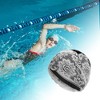 Unique Bargains PU Lace Lace Swimming Cap 1 Pc - 2 of 4