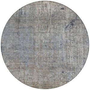 Taupe And Ivory Abstract Washable Indoor Outdoor Area Rug - 1 of 4