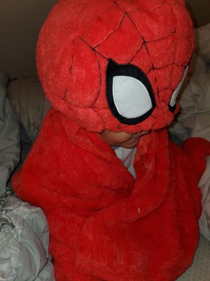 Spider man Hooded Blanket Target