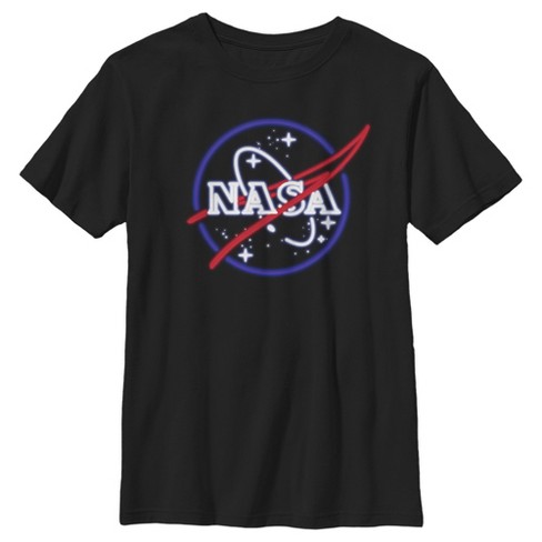 Boy's NASA Neon Sign Classic Logo T-Shirt - image 1 of 4