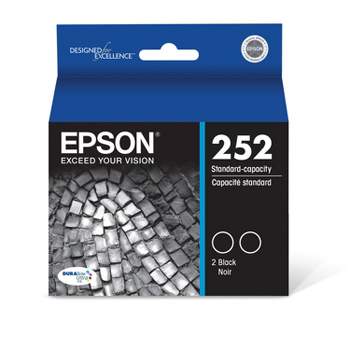 Epson 252 2pk Ink Cartridges - Black (T252120-D2)