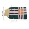 Unique Bargains Geometric Thread Style Shower Gloves for Bathroom 9.45"x5.12" Green 1 Pc - 2 of 3