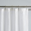 LunaLulinlk Chunky Waffle Weave 72" x 72" Fabric Shower Curtain - 3 of 4