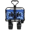 Vynxaria Collapsible Utility Wagon Cart ¨C Colorful Foldable with Strapping System for Outdoor & Daily Use - 3 of 4