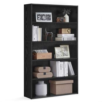 VASAGLE Bookshelf, 31.5 Inches Wide, 5-Tier Open Bookcase with Adjustable Storage Shelves, Floor Standing Unit