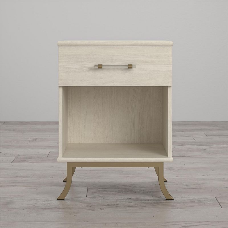 Little Seeds Monarch Hill Clementine Nightstand, White, 2 of 12
