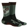 Attack on Titan Socks Scouting Legion and Stationary Guard Adult Mid Calf Crew Socks 2 Pairs Fits Shoe Size 8-12 Multicolored - 2 of 4