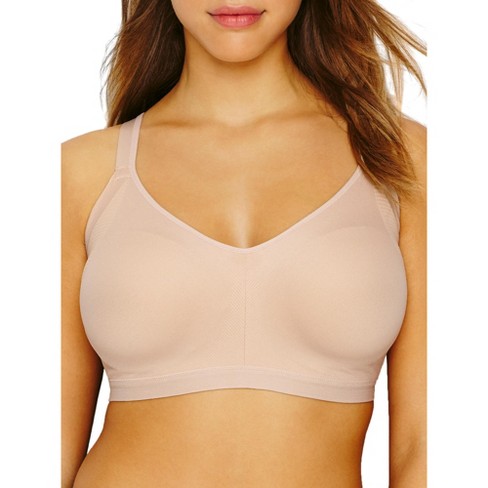 Olga Women's Easy Does It Wire-Free No Bulge T-Shirt Bra - GM3911A L  Butterscotch