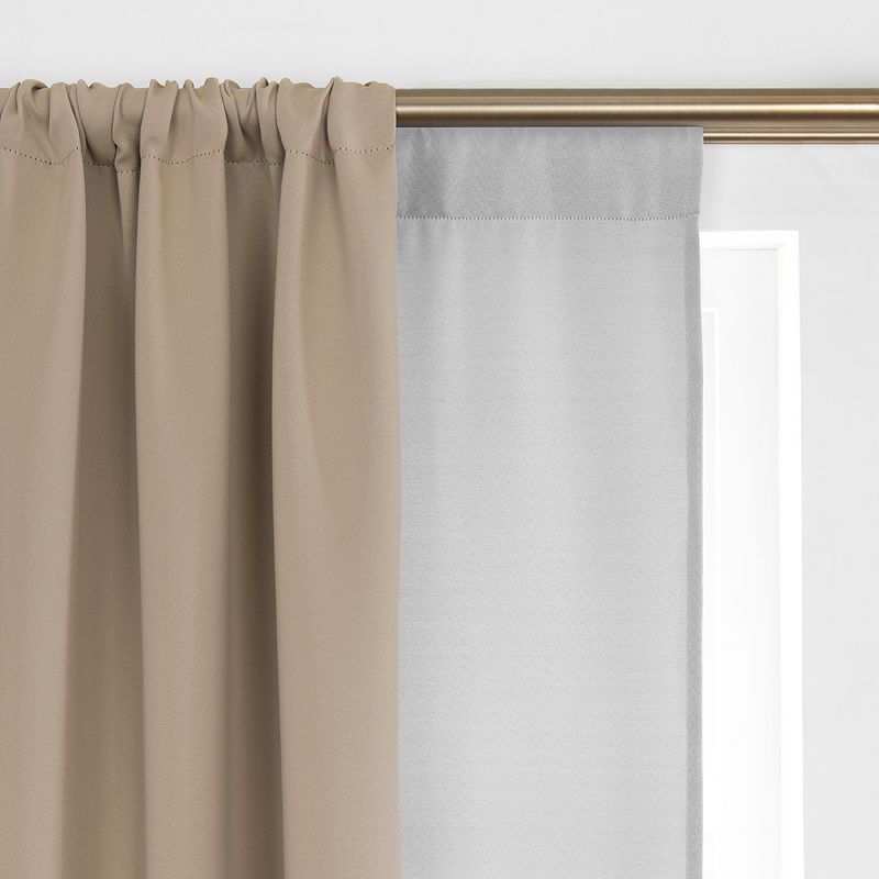 Extra Wide Thermal Blackout Single Window Curtain Liner - Light Grey - SunVeil, 3 of 6
