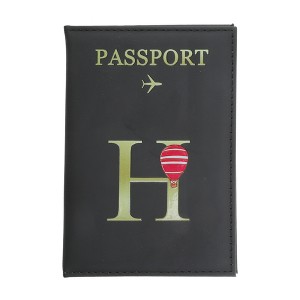 Unique Bargains Durable Letter Pattern Passport Holder 1 Pc - 1 of 4