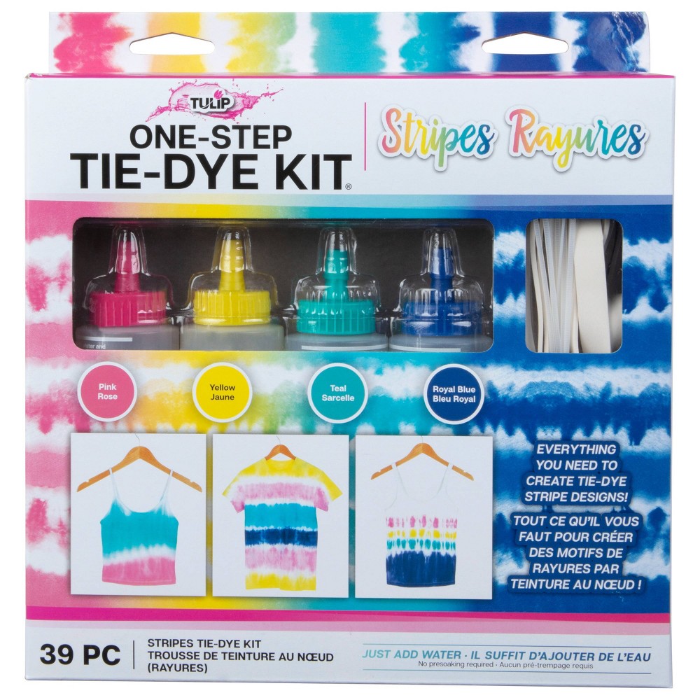 Photos - Creativity Set / Science Kit One Step Stripes Tie Dye Kit - Tulip Color