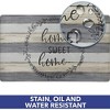 J&V TEXTILES  20" x 55" Oversized Cushioned Anti-Fatigue Kitchen Runner Mat (Home Sweet Home) - 2 of 3