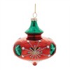 Glittered Glass Reflector Ornament (Set of 6) - 4 of 4