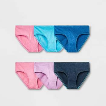 Cat& Jack Girls Briefs Print Panties Underwear 3 Count Pack 100% Cotton M  (7/8)