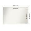Amanti Art Bethany Non-Beveled Wood Framed Bathroom Vanity Wall Mirror - 3 of 4